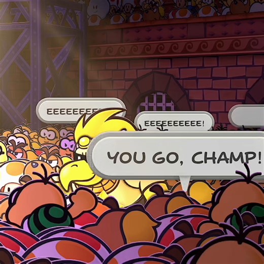 Meet the reigning champion of the Glitz Pit: Rawk Hawk! Do you have what it takes to dethrone him? Test your skill in Paper Mario: The Thousand-Year Door, coming to Nintendo Switch on May 23. | Nintendo Switch