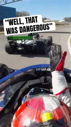 A little spice to start the day 🌶️ #indycar #racing #santinoferrucci