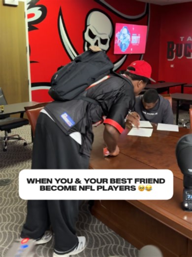 Rueben Bain Jr. & Keionte Scott really made their childhood dreams come true 👏 #ruebenbainjr #keiontescott #bestfriends #bestfriend #buccaneers
