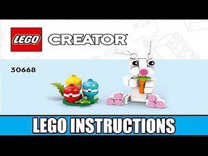 LEGO Instructions - Creator - Seasonal Easter - 30668 - Easter Bunny with Colourful Eggs