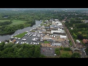 Broom Boats of Brundall by Drone