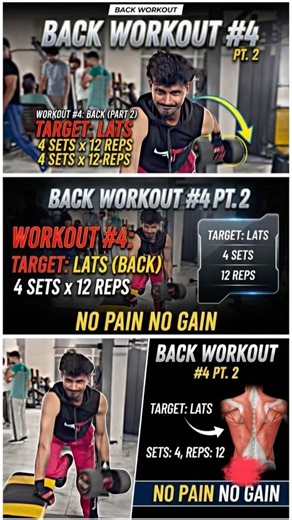 Back Workout Exercise No.4 Part 2 💪 #shorts #backworkout #youtubeshorts #youtube #viral