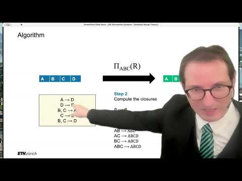 6. Database Design Theory (4/5) - Information Systems for Engineers - ETH Zurich - Fall 2025