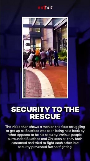 Blueface Knocks Out Chrisean Rock's Dad After Getting Punched! #shorts