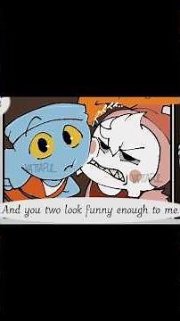Finn gives Razzle and Dazzle a joke | Dandy's world comic dub