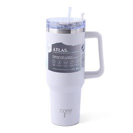Core Kitchen Atlas 1.2L Stainless Steel Tumbler with 2 in 1 Lid and Reusable Straw
