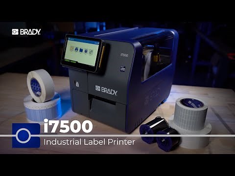 Brady i7500 Industrial Label Printer | Overview
