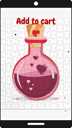 POV: You Found the Cutest Love Potion Bottle 💗✨ | Pink Aesthetic Art