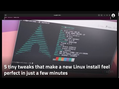 5 tiny tweaks that make a new Linux install feel perfect in just a few minutes