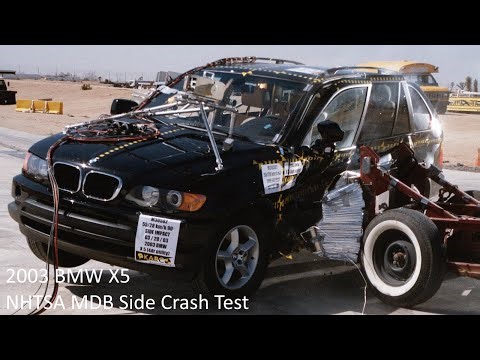 2000-2006 BMW X5 (E53) NHTSA MDB Side Crash Test