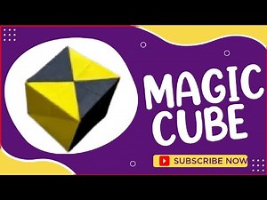 🎥 DIY Origami Magic Cube | Easy Folding Tutorial for Beginners 🎥