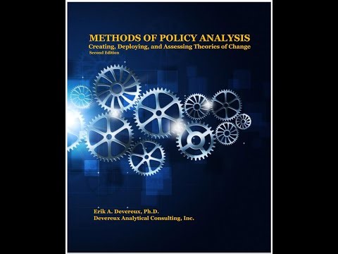 Methods of Policy Analysis Textbook - Chapter 1 Overview