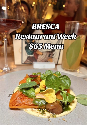 Restaurant Week = the best excuse to finally try a Michelin-star restaurant ✨ Bresca is a must. From Jan 2–Feb 1, enjoy their special 3- & 5-course tasting menus. #michelinstarrestaurant #dcrestaurants #restaurantweekdc #thingstododc #dcbarscene