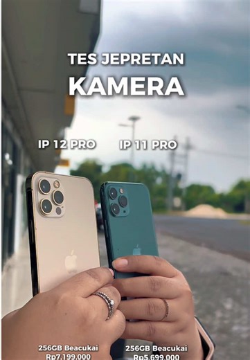 Hasil kamera ip 12 pro vs 11 pro #ivaloragadget #12pro #11pro #iphonebeacukai #iphonesurabaya