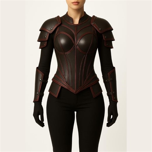 Handmade Women’s Leather Armor Breastplate – Custom Medieval Renaissance Cosplay Costume – Gothic Fantasy Warrior Outfit - Etsy