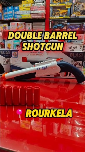 Double Barrel Soft Bullet Shotgun 🔫 | Real Shell Ejection in Slow Motion! | Toy Gun Review