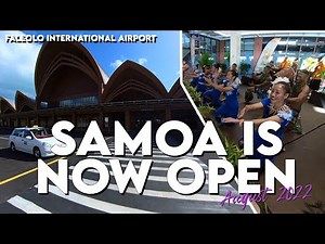 Welcoming our first flights from NZ and Australia, into Samoa.