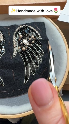 ✨️I Tried to Design a Handmade Brooch🎀 and This Happened! #youtubeshorts #brooch #jewelry #diy