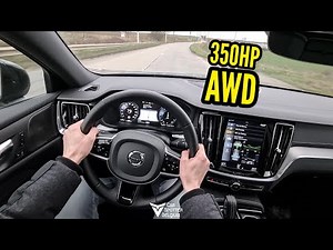 Volvo V60 T6 Recharge (350HP) POV Drive