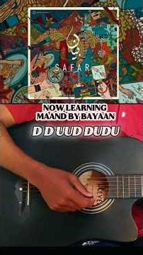 Maand by bayaan guitar lessons |Easy guitarlesson | Beginners guitar lessons #shorts