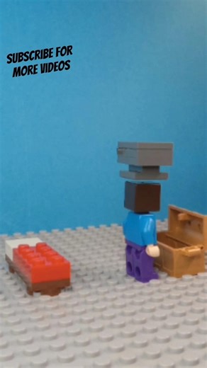 Trap for lego minecraft Steve, legoanimation#shorts#legoanimation