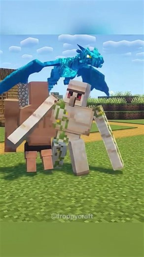 Dragon in #minecraft #lifeisbutadream #minecraftanimation