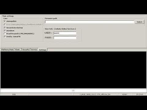 Infinity CM2 set IOS Username