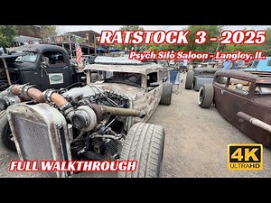 🔥 RATSTOCK 3 - 2025 | FULL WALKTHROUGH | INSANE RAT RODS 🔥 Rat Rod Car Show, Psycho Silo Saloon