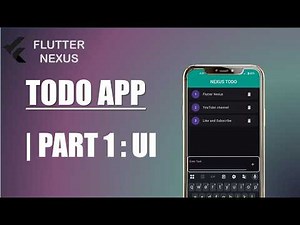 Building a Todo App in Flutter |Part 1| Silent Coding (15 Min)