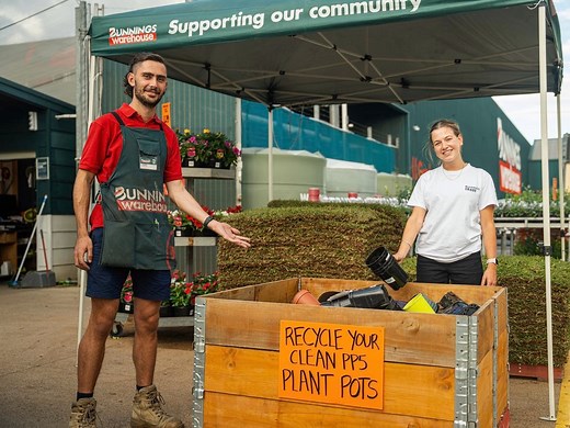Recycle Your Plastic Plant Pots With Us - Bunnings Australia