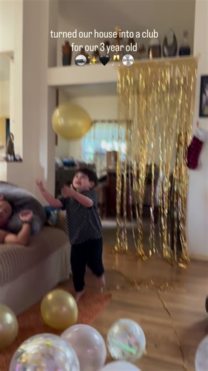 He still doesn’t like fireworks so I made him a fun nightclub to party at. | Amy Simonson