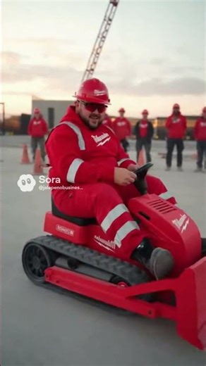 Milwaukee Style toy bull dozer | Tools for Fools 🧰 not Milwaukee Tools AI parody. #shorts