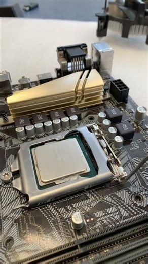 Strange sound when I put a CPU in