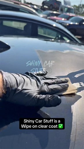 Wipe on clear coat can be a usefull tool for failing paint as long as it looks good wet ✅ #wipeclearcoat #shinycarstuff #fadedclear #detailing #wipeonclearcoat | Shiny Car Stuff