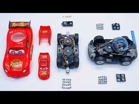 Lightning McQueen Toy Destroyed! Full Disassembly