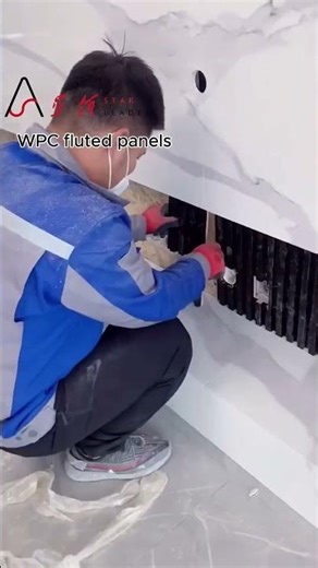 WPC Fluted Wall Panels Installation