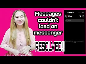 MESSAGES COULDN'T LOAD ON MESSENGER | NO INTERNET CONNECTION | RESOLVED!!!