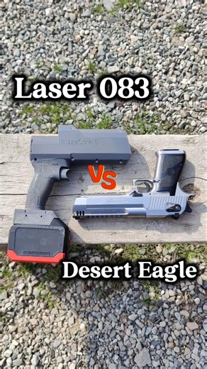 Laser 083 vs Desert Eagle 🦅 testing power 🤔