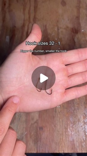 Take Me Fishing on Instagram: "🎣 Hook Sizes 101: Did you know? For sizes 32 - 1, the bigger the number, the smaller the hook. For sizes 1/0 - 19/0, the bigger the number, the bigger the hook! 🪝 What’s your go-to hook size for your favorite catch? Let us know in the comments! 👇 . . . #fishingtips #hooksize #anglerlife #takemefishing"
