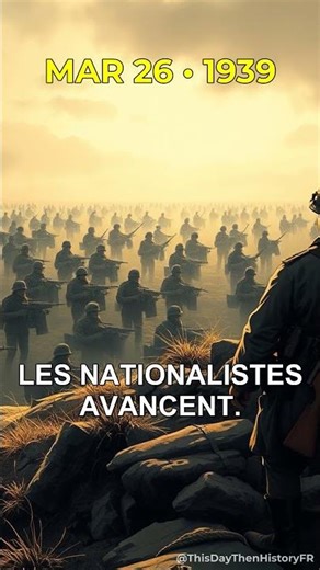 Le gouvernement républicain annonce la victoire — Mais le 27 mars,... (1939) #shorts