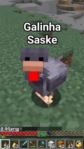 The #chicken #sasuke 🐔🥷 #minecraft #minecraftshorts #minecraftjava #minecraftmemes #nerd #geek