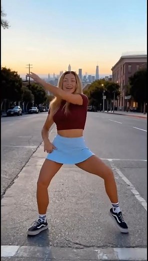 Beautiful Shuffle Dance Girl — Elegant Movements, Fast Footwork and Amazing Control