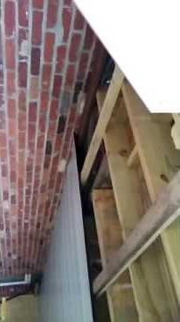 Metal roofing under deck