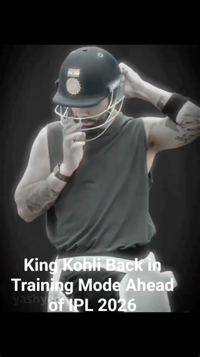King Kohli Back in Training Mode Ahead of IPL 2026#king kohli 18 ❤️❤️❤️❤️