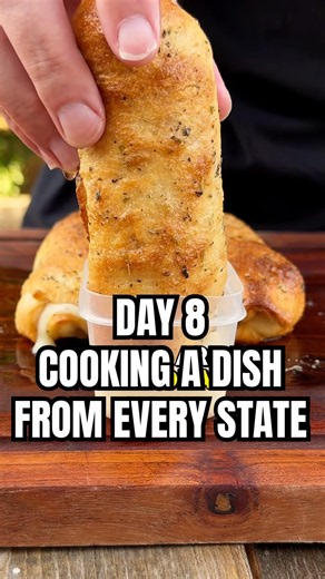 Day 8 Cooking a Dish from Every State (Pepperoni Rolls)