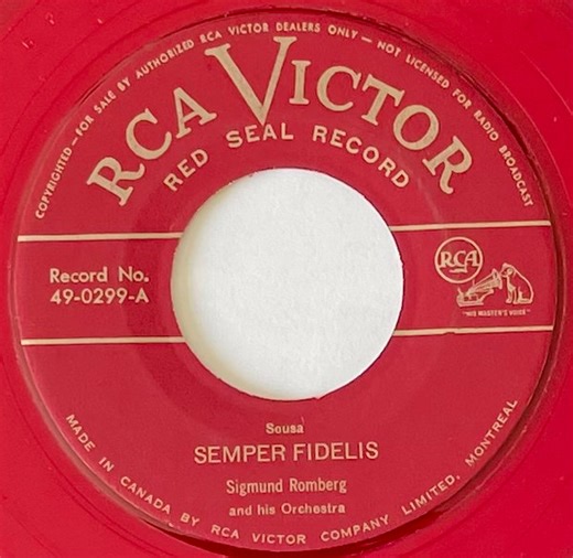 Sigmund Romberg And His Orchestra - Semper Fidelis