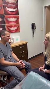 Post op Visit following a smile makeover with 20 porcelain veneers