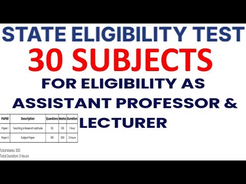 State Eligibility Test Notification OUT | SET-2026 | Lecturer and Assistant Professor