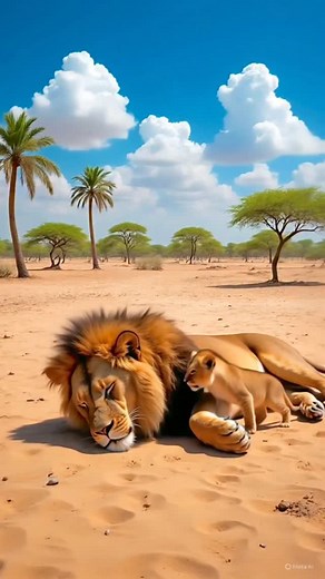 68K views · 52K reactions | Baby lion and camel story #story #storytelling #viralvideoシ #moralstory #junglebook #storytime #ai #moralstories | Moral Orbit | Facebook