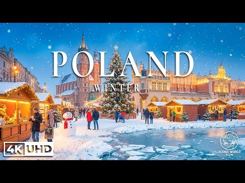 Poland 4K Winter - The Beauty of Krakow, Wroclaw & Snowy Villages